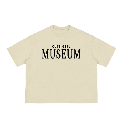 CGM Museum Logo Boxy Tee White