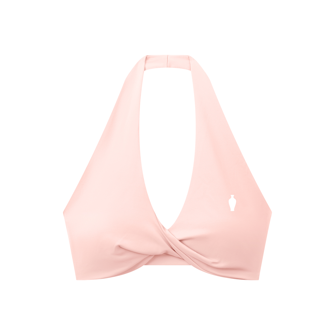CGM Pleated Halter Sports Bra
