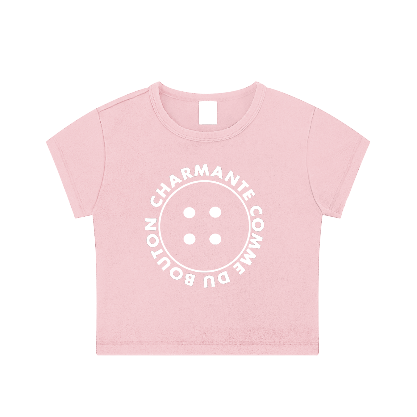 CGM Bouton Snow Washed Crop Tee