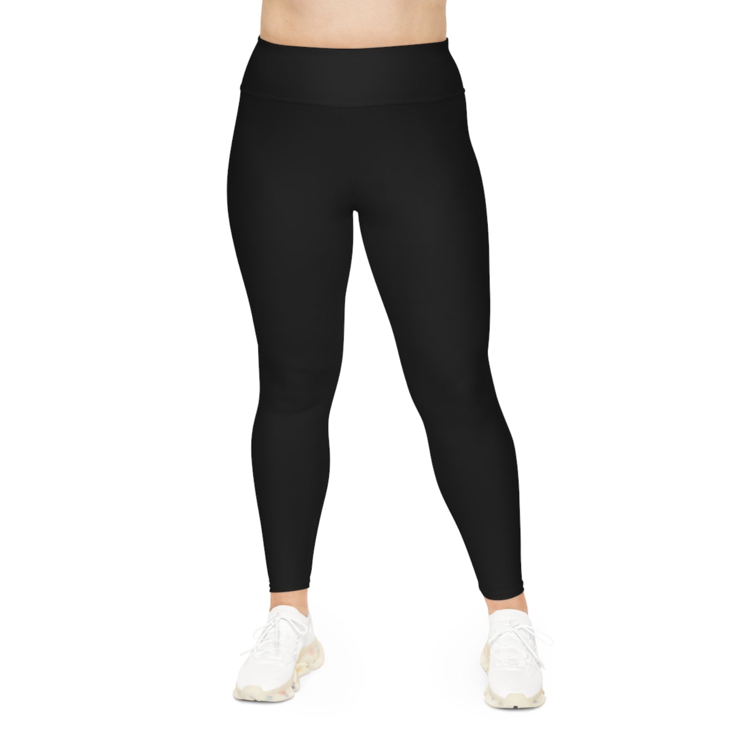 CGM High Waisted Plus Size Leggings (Black)