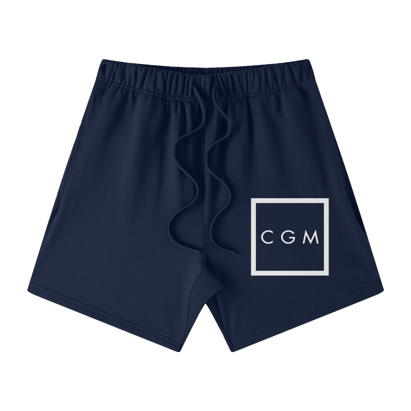 CGM Initials Box Logo Earth Tone Cotton Shorts