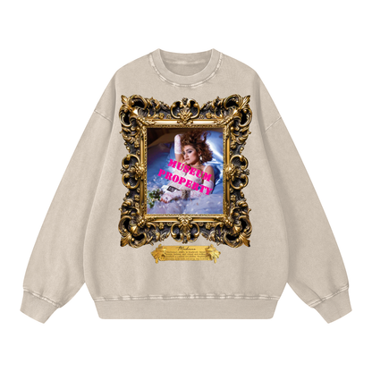 Acid Wash Oversize Sweatshirt - 360 GSM