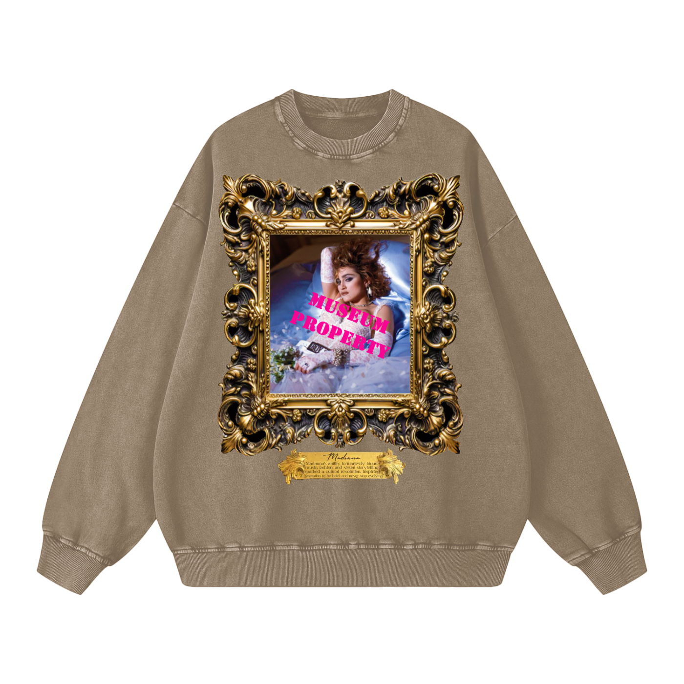 Acid Wash Oversize Sweatshirt - 360 GSM