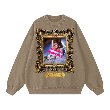 Acid Wash Oversize Sweatshirt - 360 GSM
