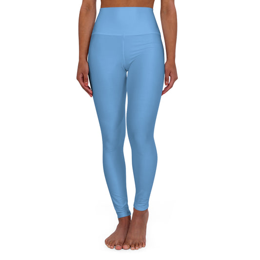 CGM High Waisted Yoga Leggings (Light Blue)