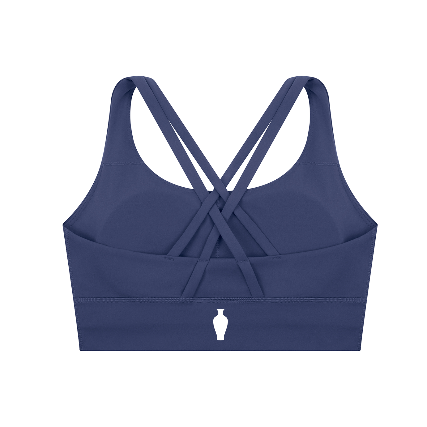 CGM Logo Cross Strap Sports Bra