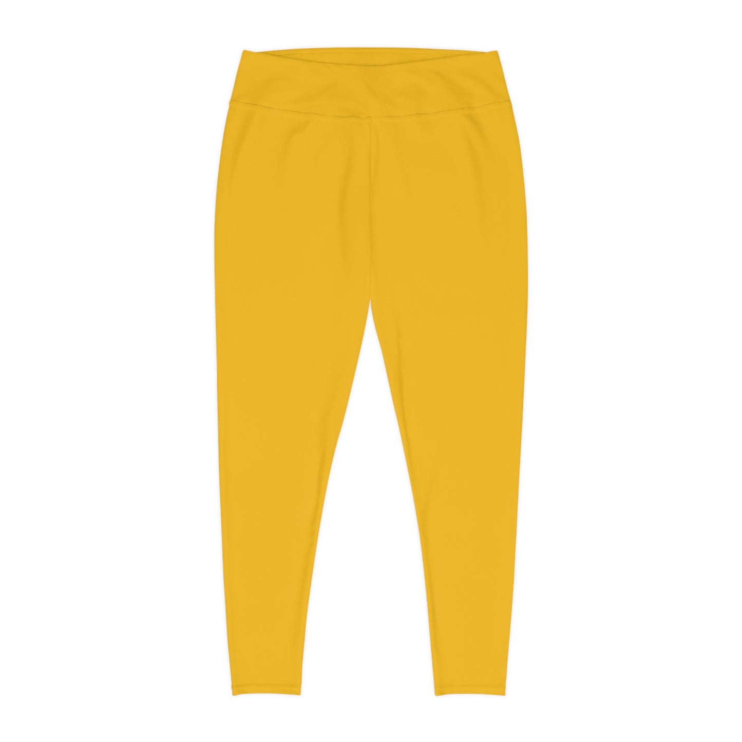 CGM High Waisted Plus Size Leggings (Yellow)