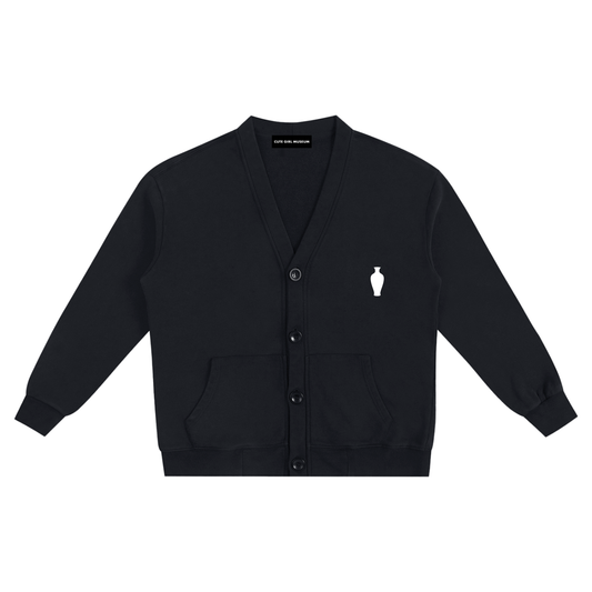 Snow Washed Sweat Cardigan