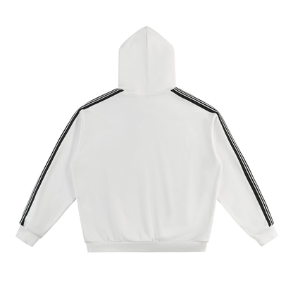 Side Stripe Drop-Shoulder Hoodie
