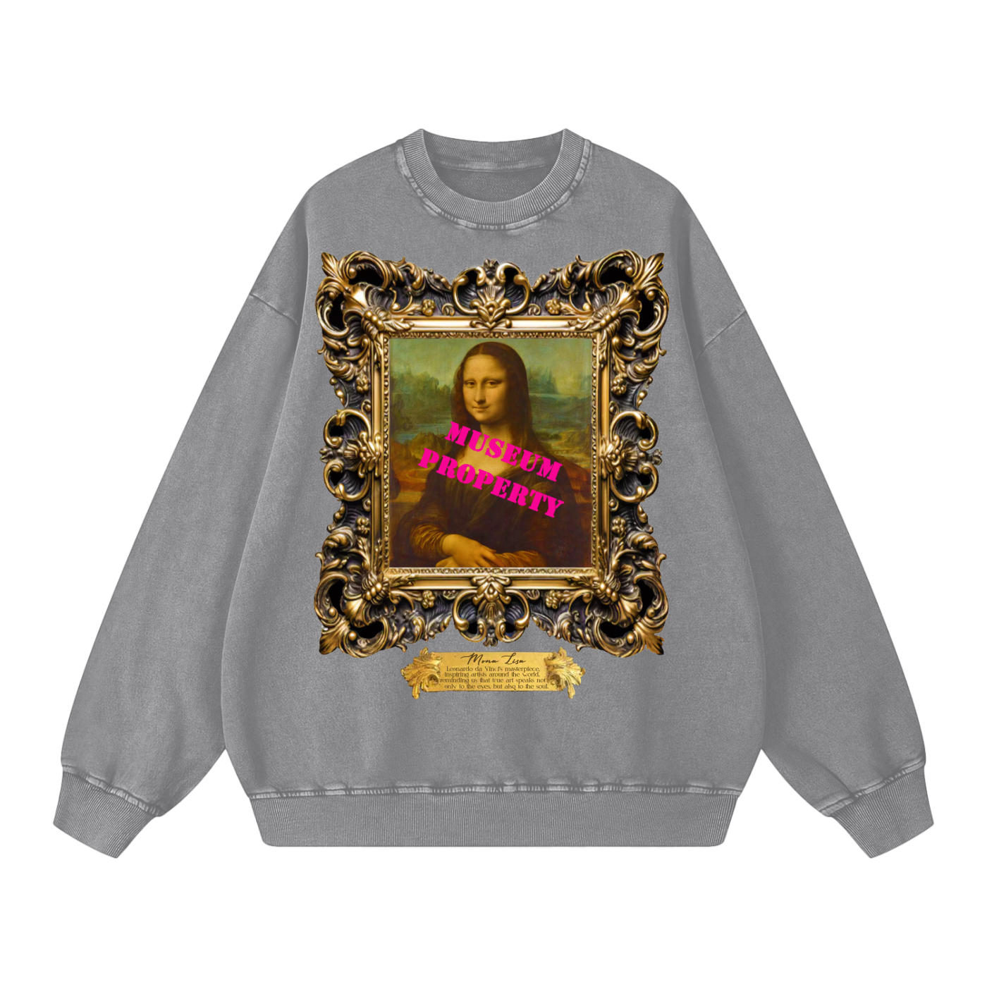 Acid Wash Oversize Sweatshirt - 360 GSM