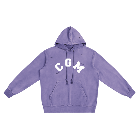 CGM Distressed Washed Hoodie