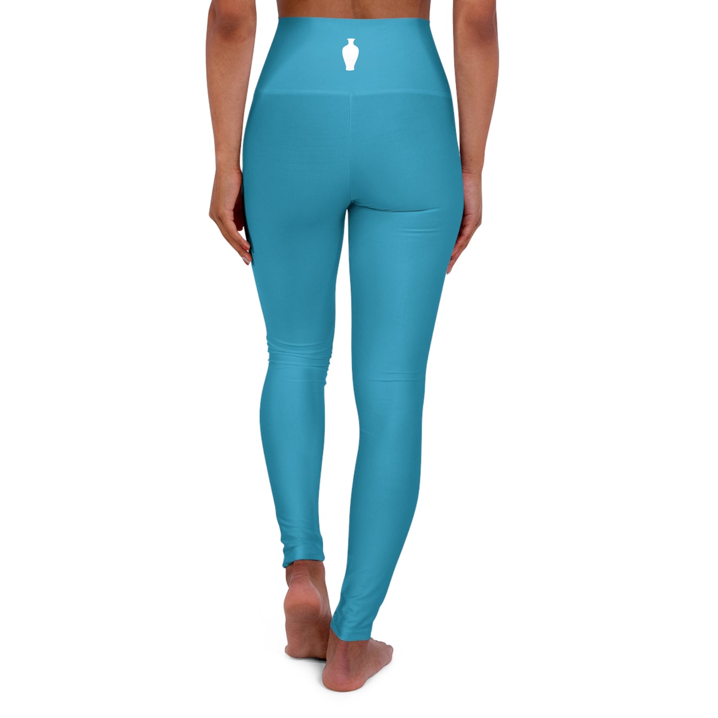 CGM High Waisted Yoga Leggings (Turquoise)