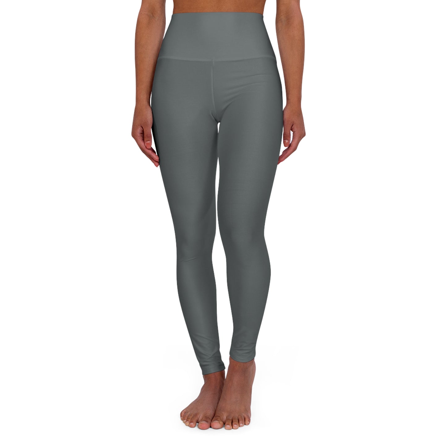 CGM High Waisted Yoga Leggings (Dark Gray)