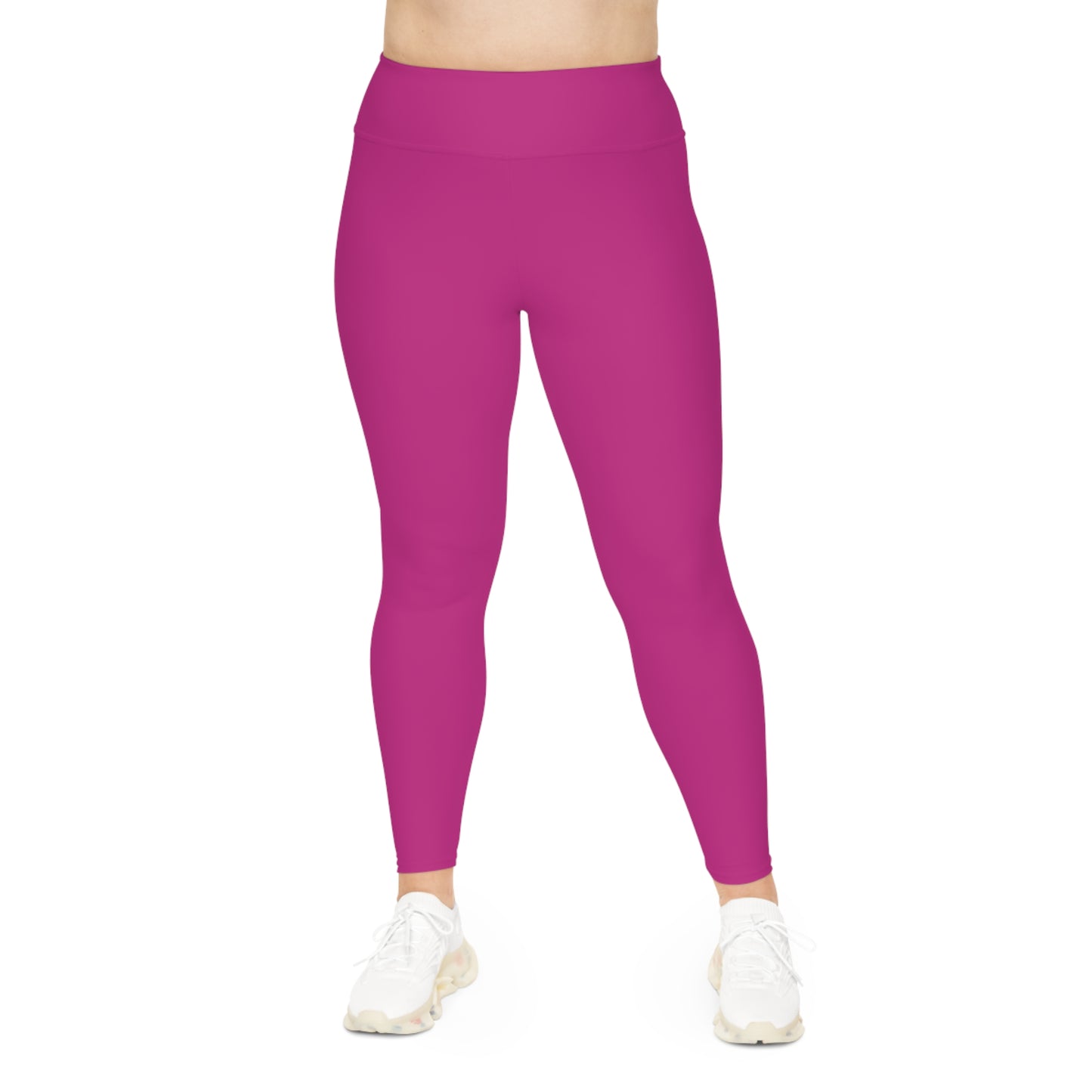 CGM High Waisted Plus Size Leggings (Pink)