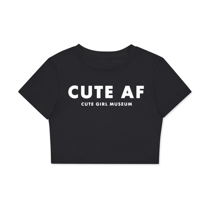 CGM Cute AF Crop Tee Blk