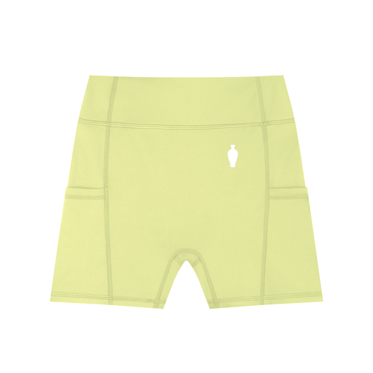 CGM High-Waisted Pocket Gym Shorts (Front Logo)