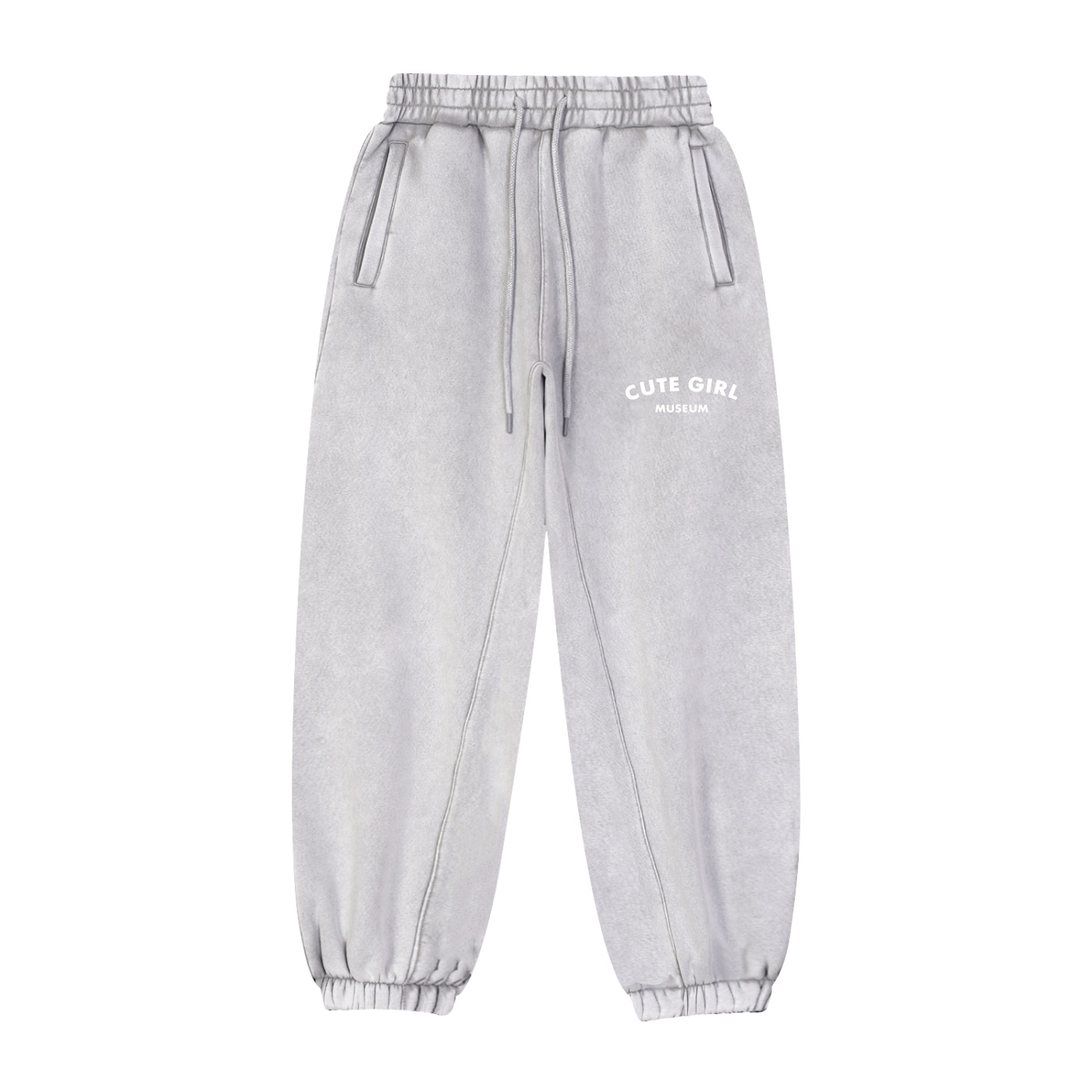 CGM Snow Wash Fleeced Joggers (3/3)