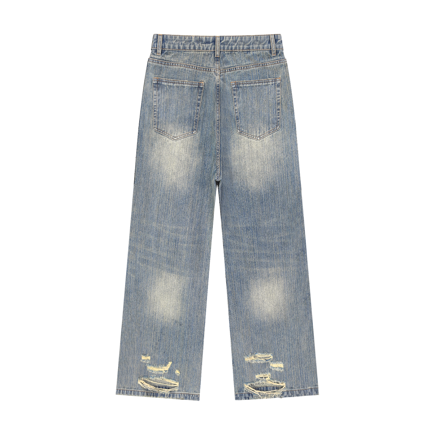 CGM Light Fade Distressed Jeans