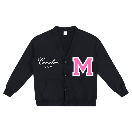 CGM Varsity Letter Snow Washed Cardigan