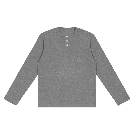 CGM Long Sleeve Henley Shirt