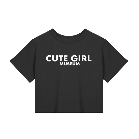 CGM Cute Girl Logo Baby Tee Blk