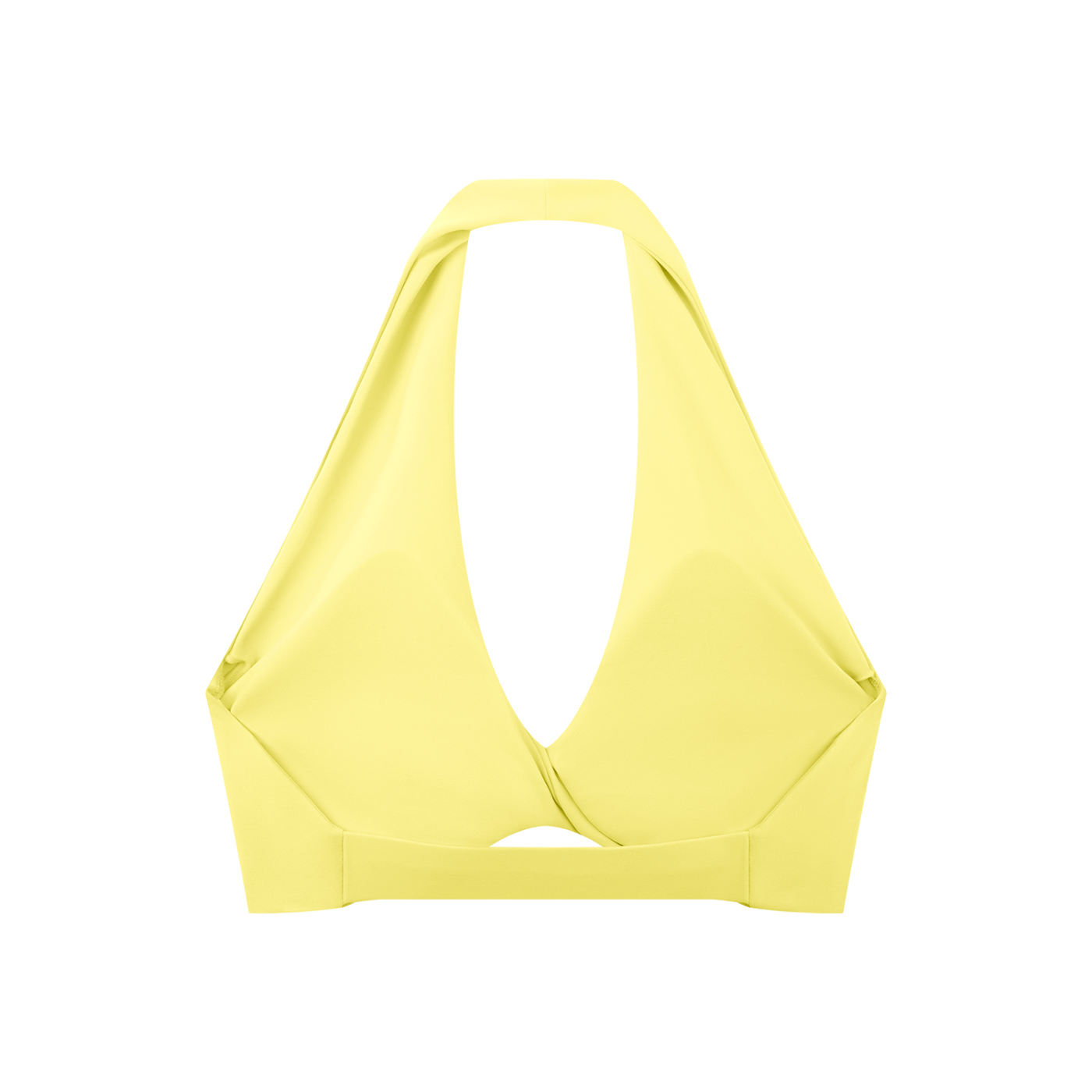 CGM Pleated Halter Sports Bra