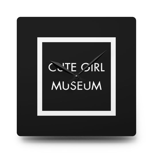 CGM Cute Girl Museum Box Logo Acrylic Wall Clock