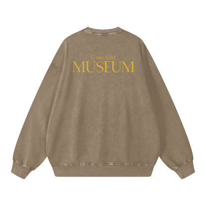 Acid Wash Oversize Sweatshirt - 360 GSM