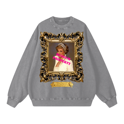 Acid Wash Oversize Sweatshirt - 360 GSM