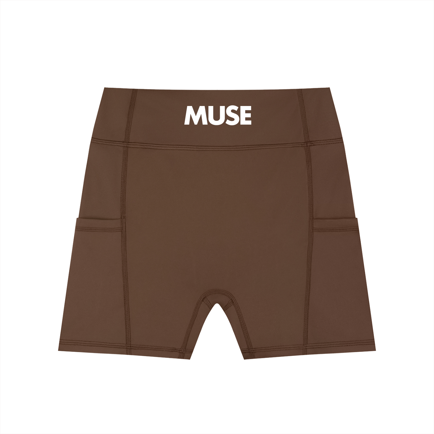 CGM Muse High-Waisted Pocket Gym Shorts