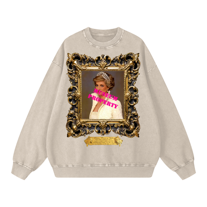 Acid Wash Oversize Sweatshirt - 360 GSM
