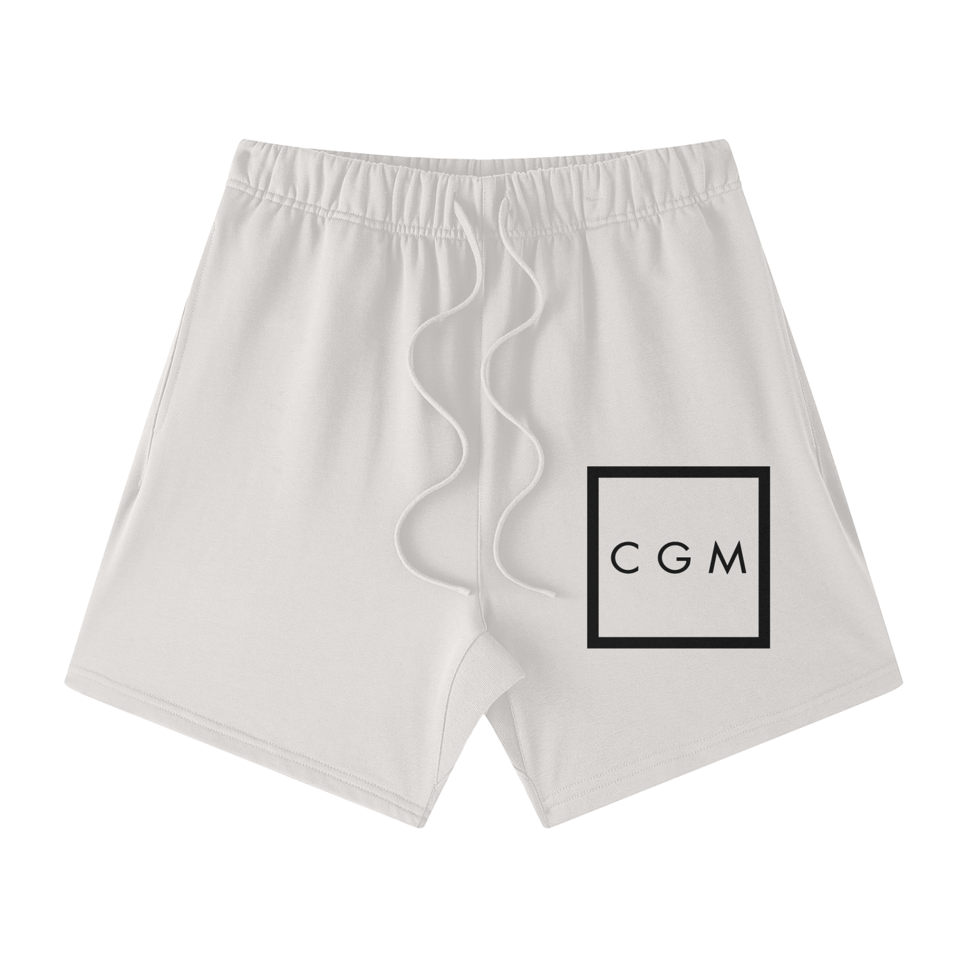 CGM Initials Box Logo Earth Tone Cotton Shorts
