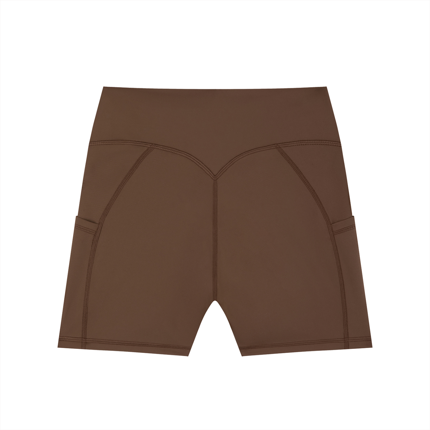 CGM High-Waisted Pocket Gym Shorts (Front Logo)