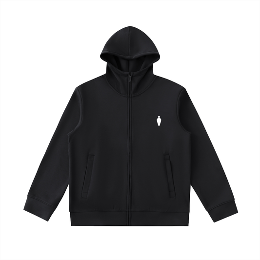 CGM Heavyweight High Neck Vase Icon Zipped Hoodie (1/3)