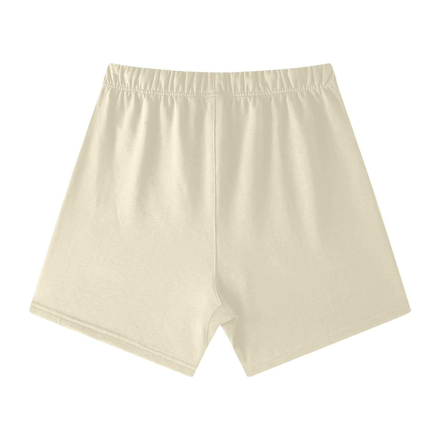 CGM Cute Girl Box Logo Earth Tone Cotton Shorts White