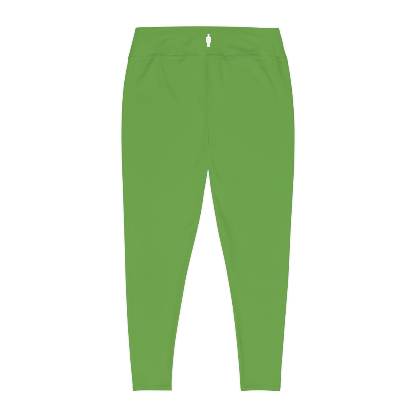 CGM Muse High Waisted Plus Size Leggings (Light Green)