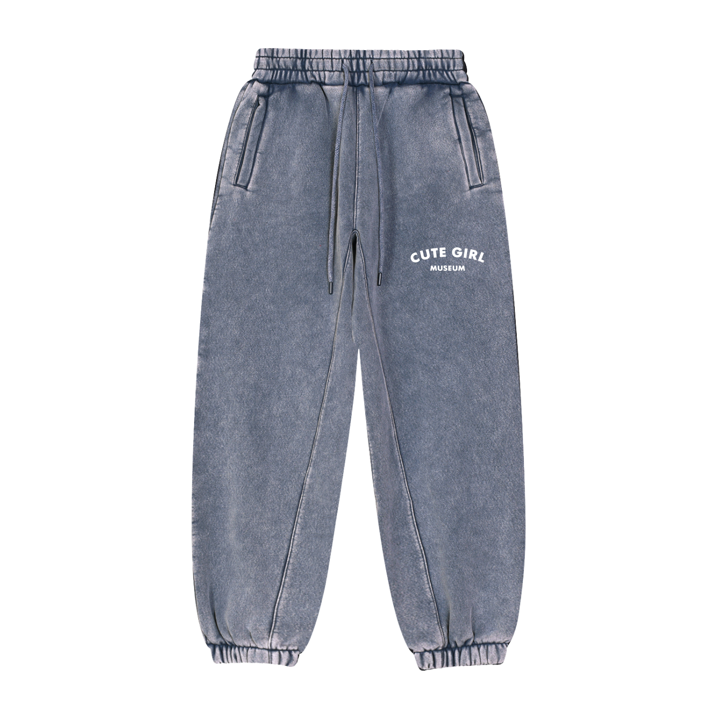 CGM Snow Wash Fleeced Joggers (3/3)