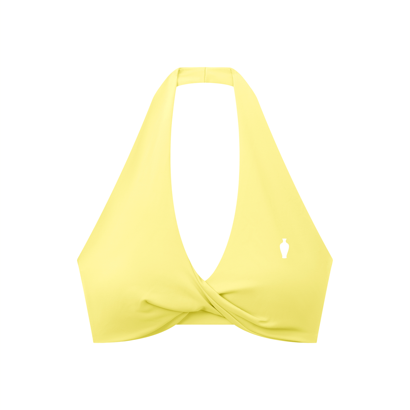 CGM Pleated Halter Sports Bra