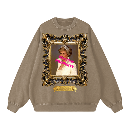 Acid Wash Oversize Sweatshirt - 360 GSM