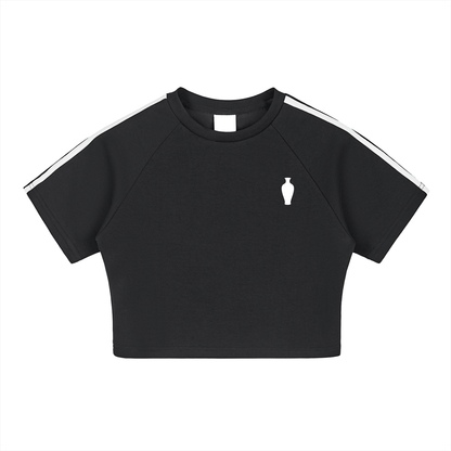 Taped Cooling Performance Crop Top
