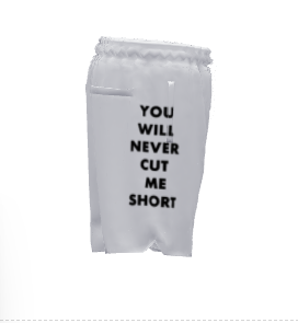 NKA NEVER CUT BASKETBALL SHORTS BLK SIDE PRINT