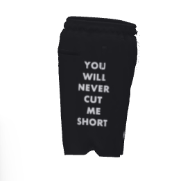 NKA NEVER CUT BASKETBALL SHORTS WHITE SIDE PRINT