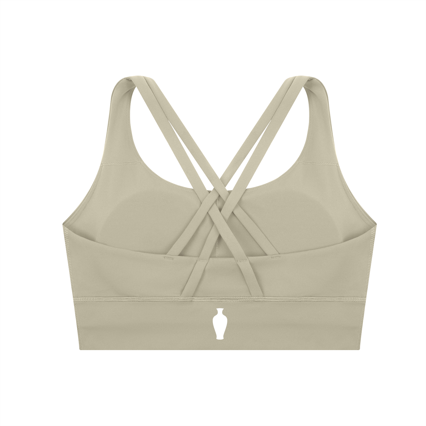 CGM Logo Cross Strap Sports Bra