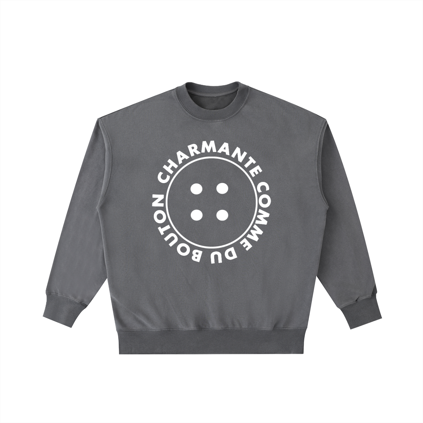 CGM Cute As A Button Vintage Wash Sweatshirt