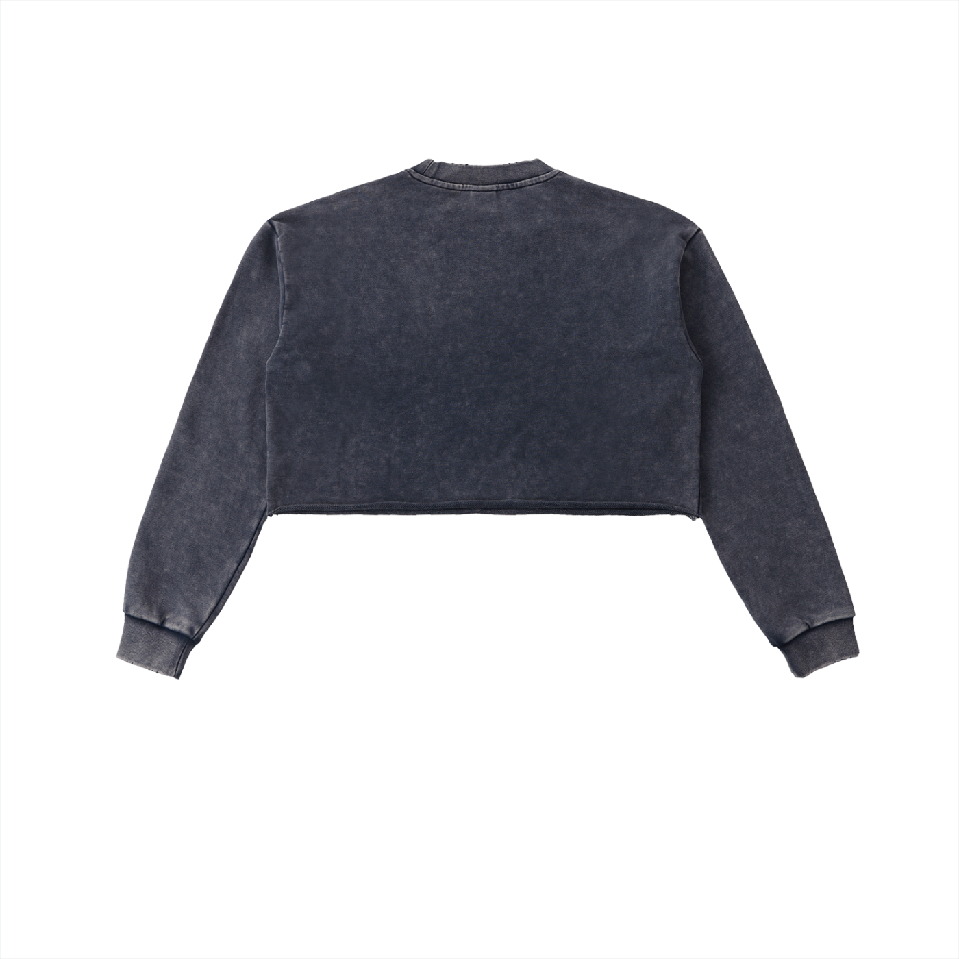 CGM Muse Raw Edge Cropped Sweatshirt
