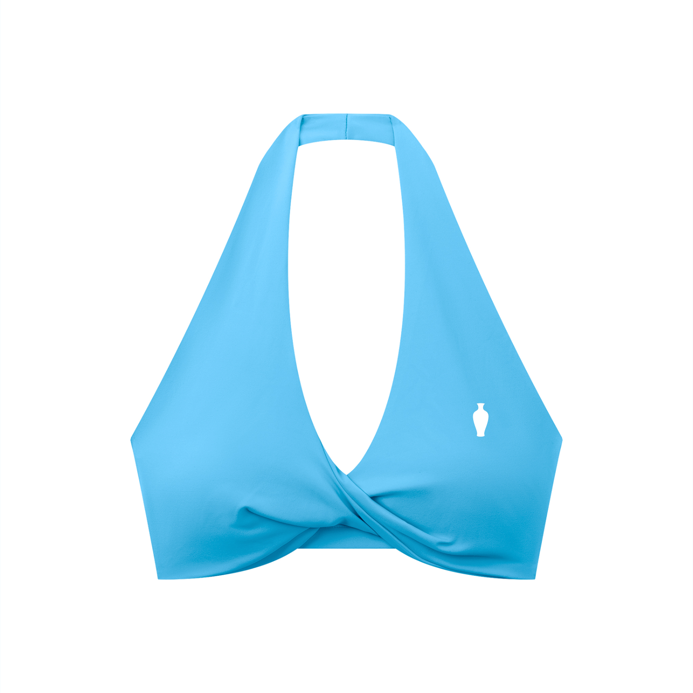 CGM Pleated Halter Sports Bra
