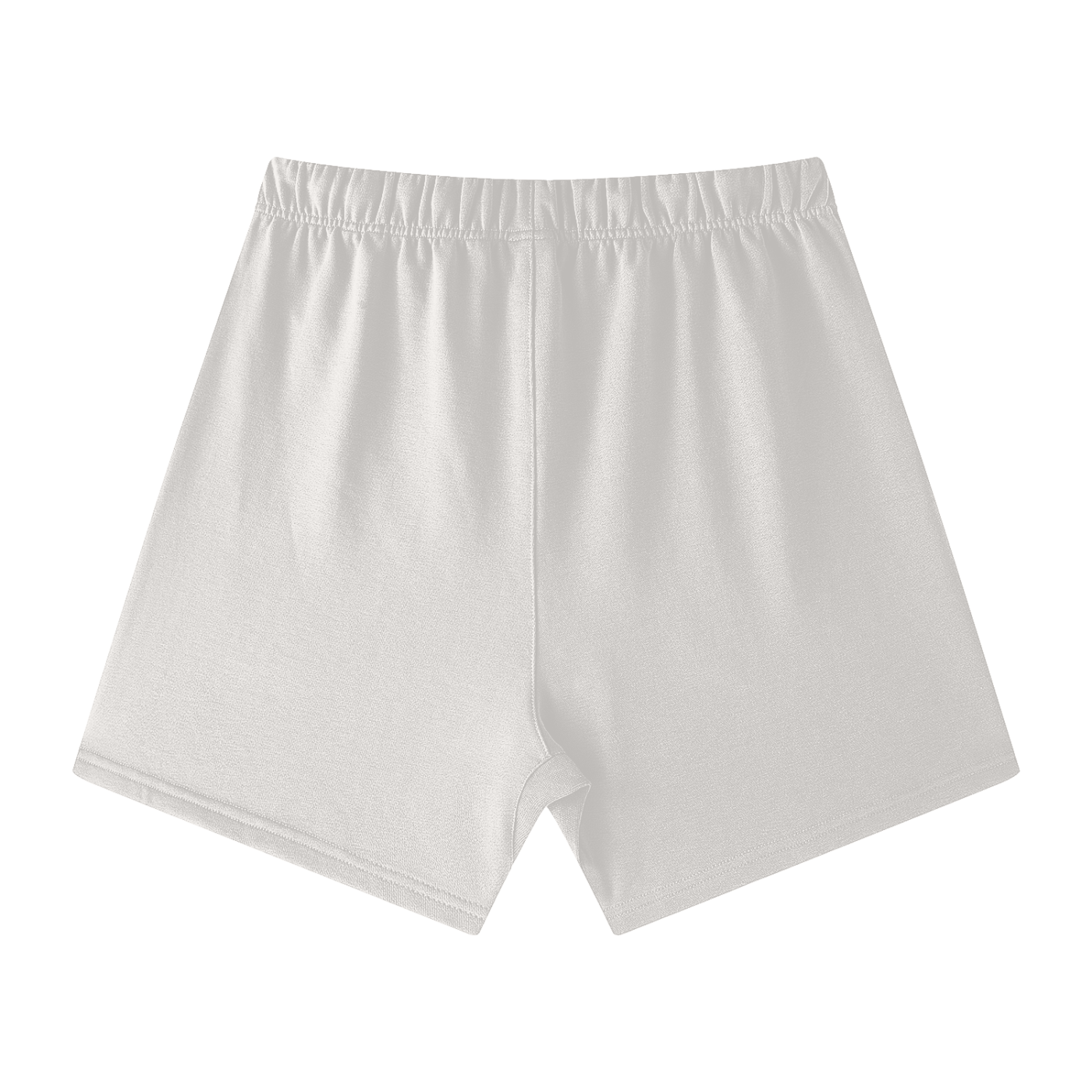 CGM Cute Girl Box Logo Earth Tone Cotton Shorts White