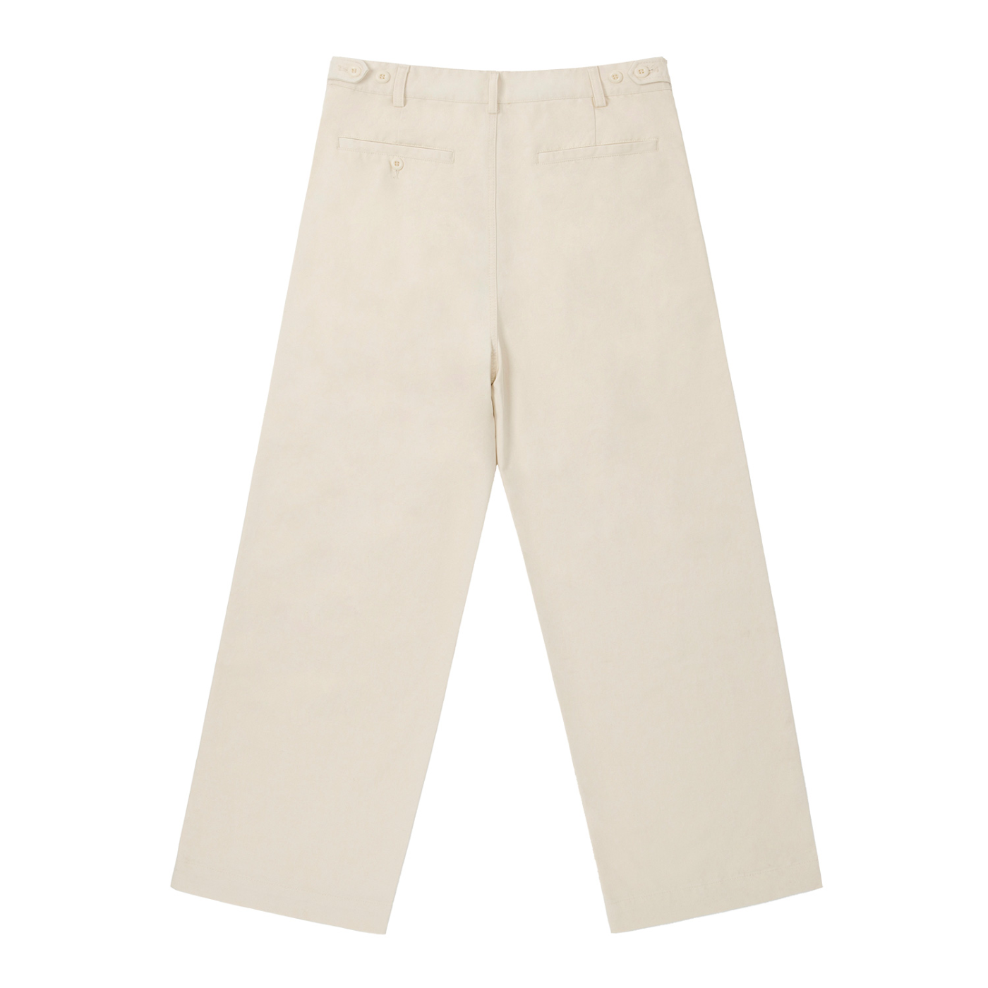 CGM Adjustable Waist Straight Leg Pants