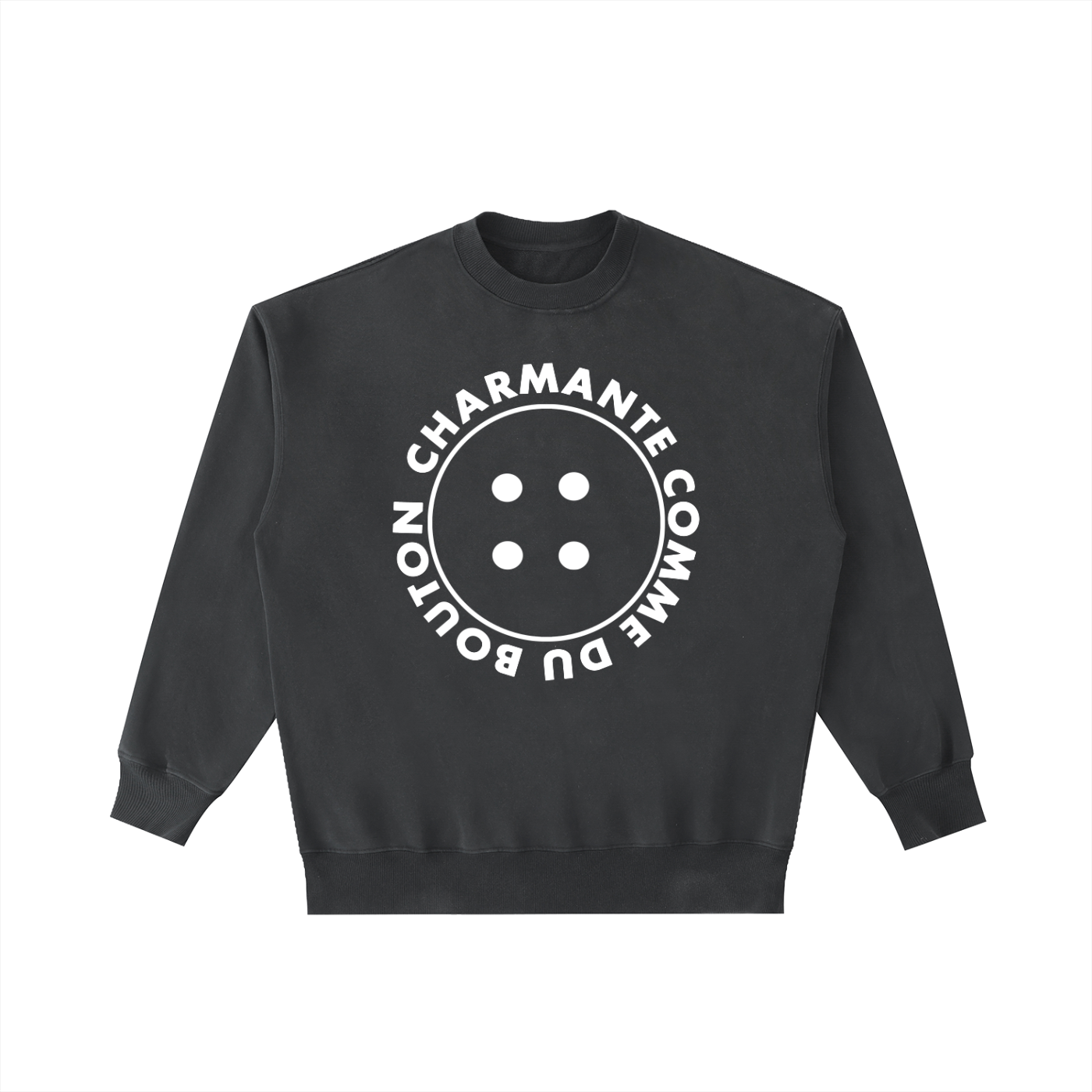 CGM Cute As A Button Vintage Wash Sweatshirt