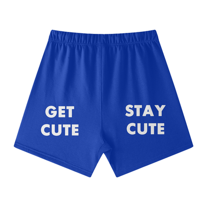 CGM Initials Box Logo Earth Tone Cotton Shorts